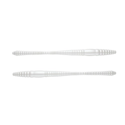 Libra Lures ding worm 70mm 004 silver pearl ser