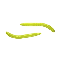 Libra Lures fatty d"worm 65mm 006 hot yellow