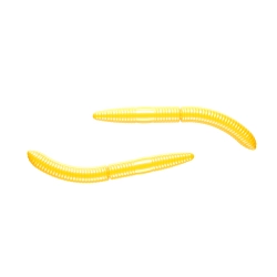 Libra Lures fatty d"worm 65mm 007 yellow kryl