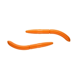 Libra Lures fatty d"worm 65mm 011 hot orange