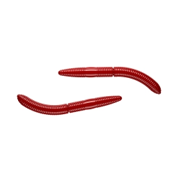 Libra Lures fatty d"worm 55mm 021 red no taste