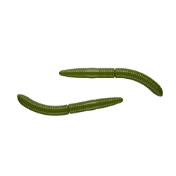 Libra Lures fatty d"worm 65mm 031 olive