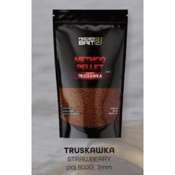 Feeder Bait Pellet Truskawka 2mm 800g