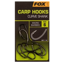 Fox Haki Karpiowe Hooks Curve Shank  nr8   10szt