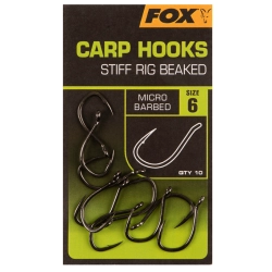 Fox Haki Karpiowe Hooks Stiff Rig Beaked nr6 10szt