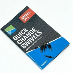 Preston Łącznik Quick Change Swivels 8szt Small