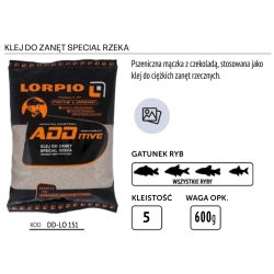 Lorpio Klej do zanęt specjal rzeka 600g